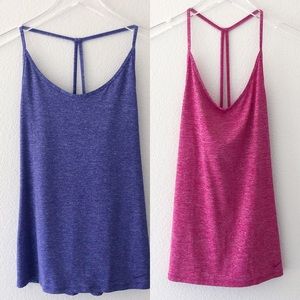 2 Nike dri-fit workout tops